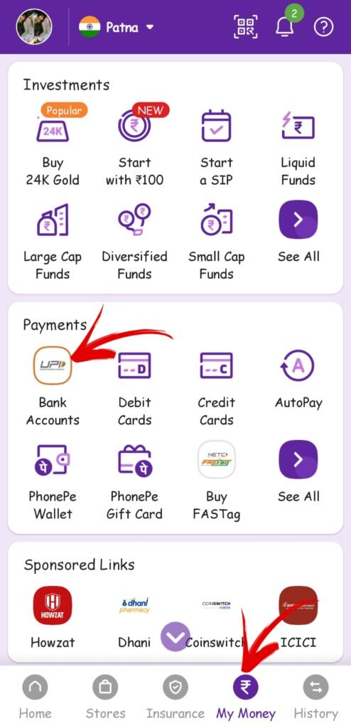 How To Add Bank Account In Phonepe