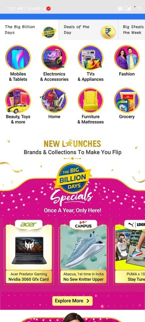 Flipkart big billion days confirm date big discount